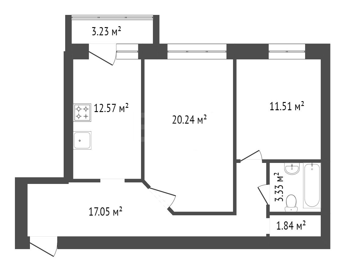 Продажа 2-комнатной квартиры, Красноярск, Мира пр-т, 105б Продажа 2-комнатной квартиры, Красноярск, Мира пр-т, 105б