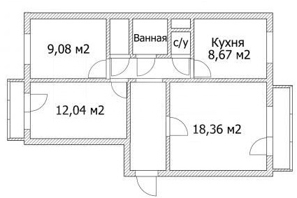 Продажа 3-комнатной квартиры, Красноярск, Копылова, 66 Продажа 3-комнатной квартиры, Красноярск, Копылова, 66