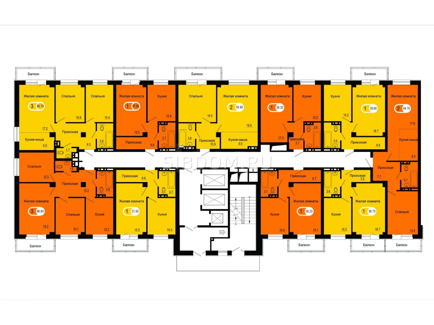 Продажа 2-комнатной новостройки, Красноярск, Петра Подзолкова, Подзолкова Продажа 2-комнатной новостройки, Красноярск, Петра Подзолкова, Подзолкова