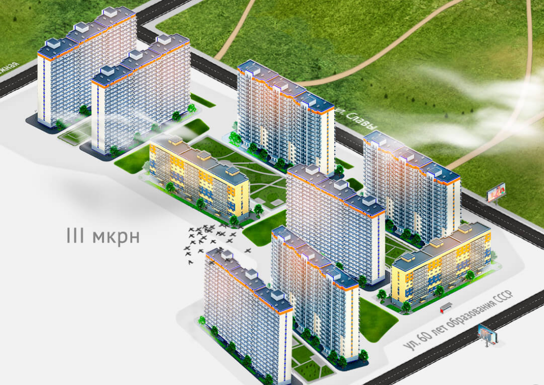 Продажа 3-комнатной новостройки, Красноярск, 60 лет образования СССР пр-т, Жилой дом № 11. Квартал домов № 2 в III мкрн. «Солнечный» Продажа 3-комнатной новостройки, Красноярск, 60 лет образования СССР пр-т, Жилой дом № 11. Квартал домов № 2 в III мкрн. «Солнечный»