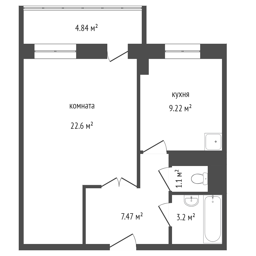 Продажа 1-комнатной квартиры, Красноярск, Республики, 37а Продажа 1-комнатной квартиры, Красноярск, Республики, 37а