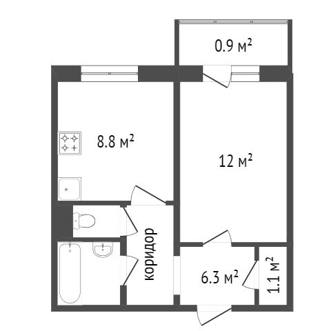 Продажа 1-комнатной квартиры, Красноярск, Молокова, 31 Продажа 1-комнатной квартиры, Красноярск, Молокова, 31