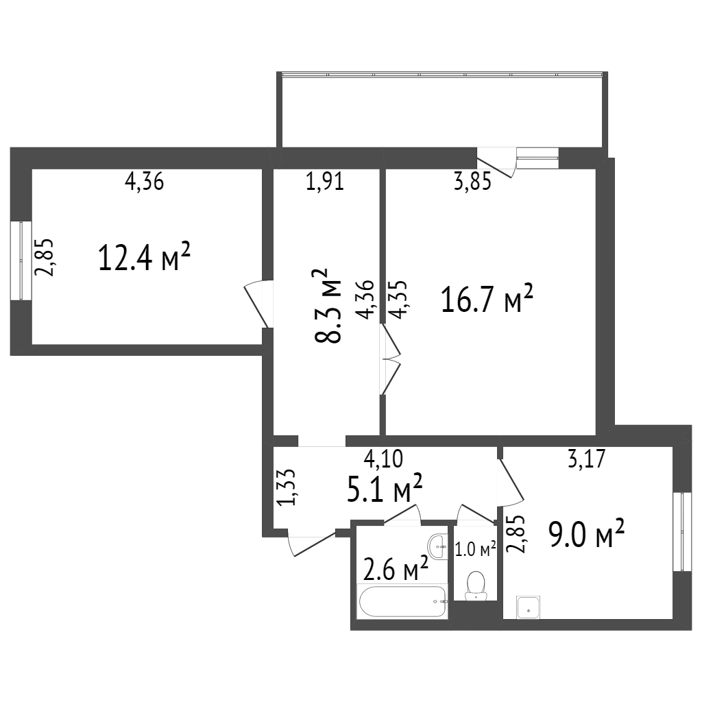 Продажа 2-комнатной квартиры, Красноярск, Судостроительная, 163 Продажа 2-комнатной квартиры, Красноярск, Судостроительная, 163