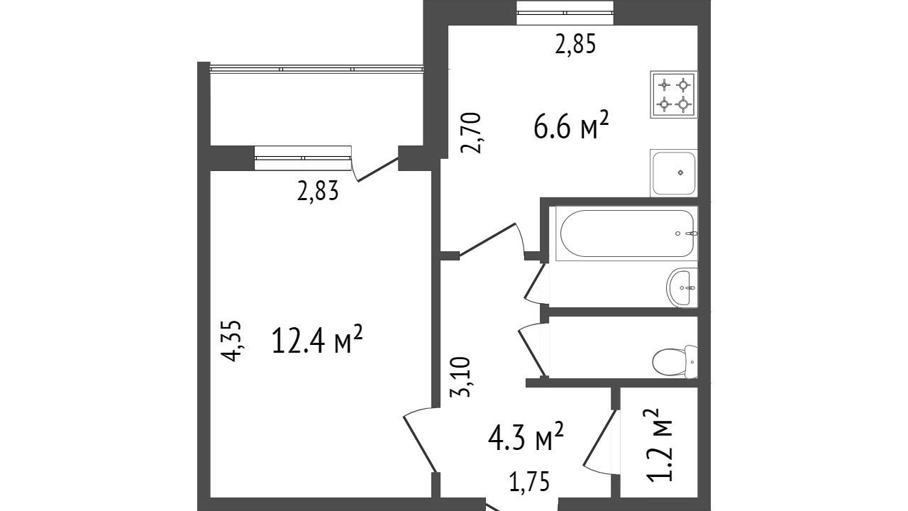 Продажа 1-комнатной квартиры, Красноярск, Чернышева, 2 Продажа 1-комнатной квартиры, Красноярск, Чернышева, 2