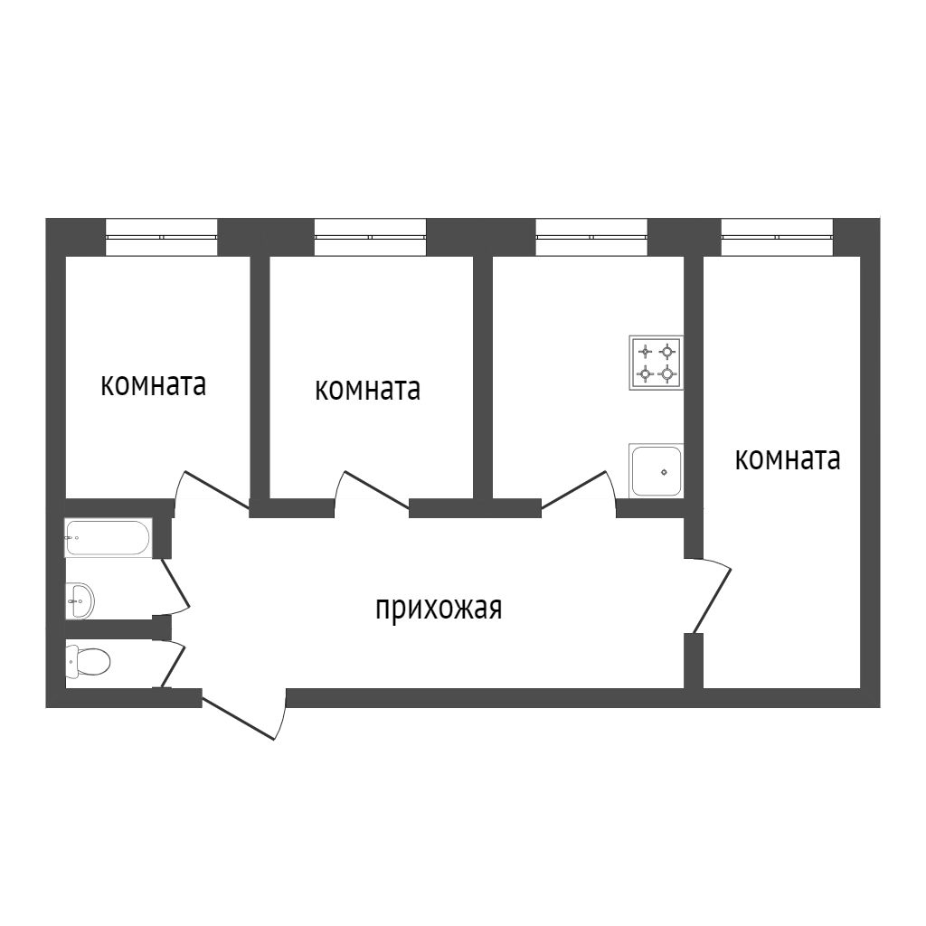 Продажа 3-комнатной квартиры, Красноярск, Металлургов пр-т, 13а Продажа 3-комнатной квартиры, Красноярск, Металлургов пр-т, 13а
