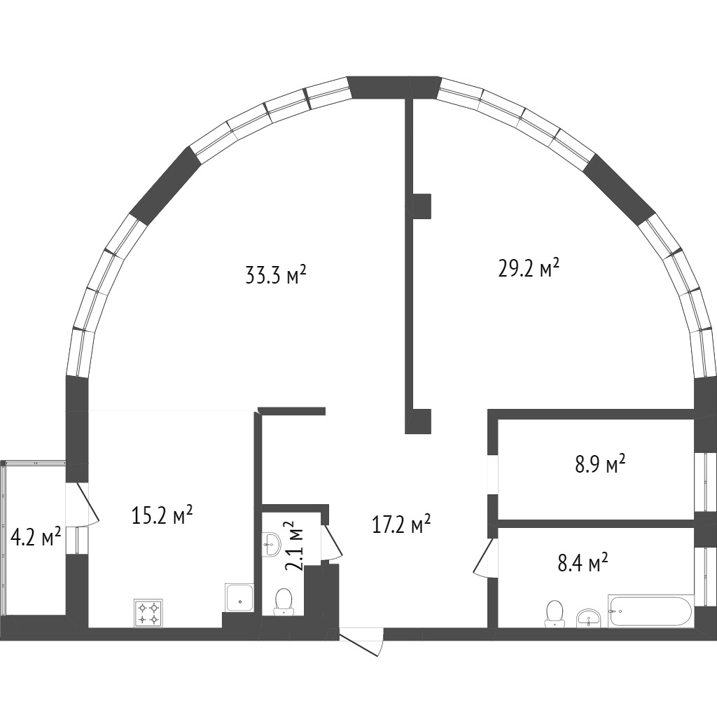 Продажа 3-комнатной новостройки, Красноярск, Ленина, Адмирал д. 1 Продажа 3-комнатной новостройки, Красноярск, Ленина, Адмирал д. 1