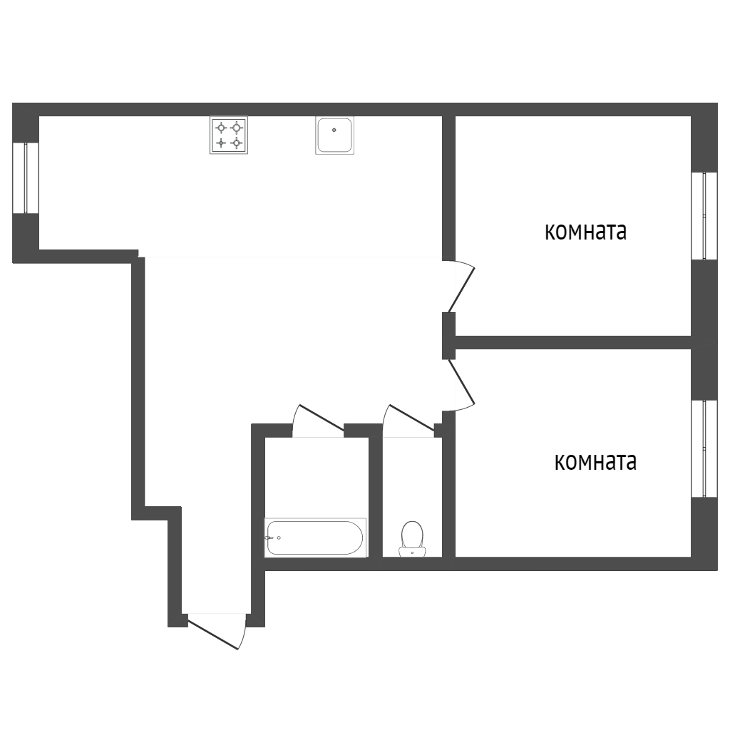 Продажа 2-комнатной квартиры, Красноярск, Вильского, 3 Продажа 2-комнатной квартиры, Красноярск, Вильского, 3