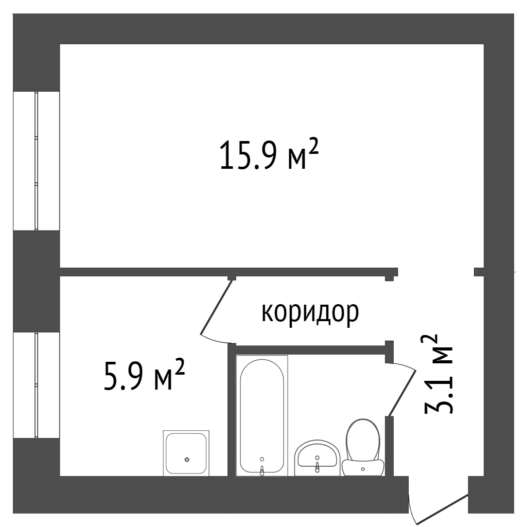 Продажа 1-комнатной квартиры, Красноярск, Крупской, 4 Продажа 1-комнатной квартиры, Красноярск, Крупской, 4