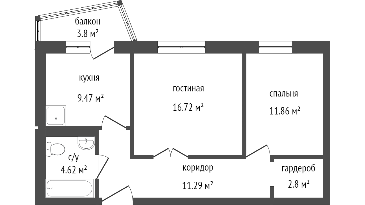 Продажа 2-комнатной новостройки, Красноярск, Петра Ломако, ЖК Продажа 2-комнатной новостройки, Красноярск, Петра Ломако, ЖК