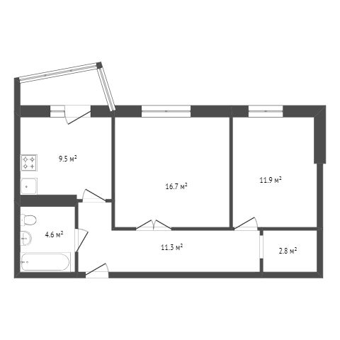 Продажа 2-комнатной новостройки, Красноярск, Петра Ломако, ЖК Продажа 2-комнатной новостройки, Красноярск, Петра Ломако, ЖК