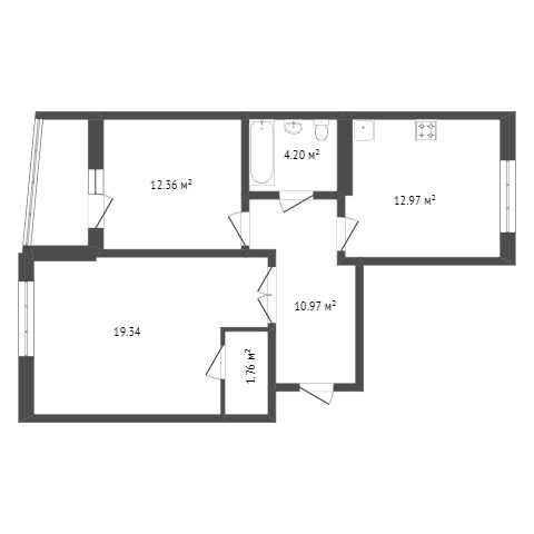 Продажа 2-комнатной новостройки, Красноярск, Петра Ломако, ЖК Продажа 2-комнатной новостройки, Красноярск, Петра Ломако, ЖК