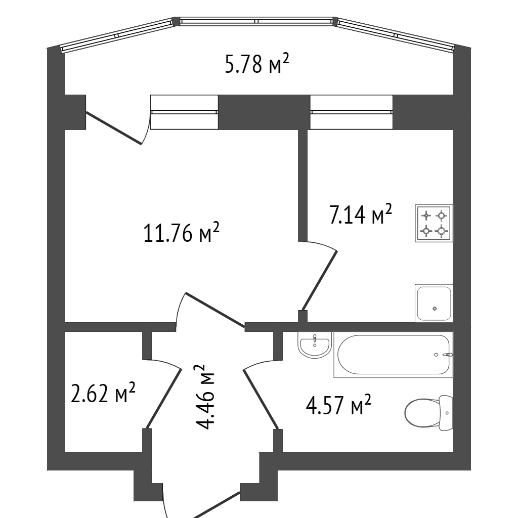 Продажа 1-комнатной новостройки, Красноярск, Петра Ломако, ЖК Продажа 1-комнатной новостройки, Красноярск, Петра Ломако, ЖК
