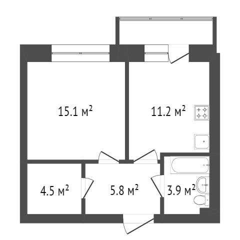 Продажа 1-комнатной квартиры, Красноярск, Молокова, 8 Продажа 1-комнатной квартиры, Красноярск, Молокова, 8