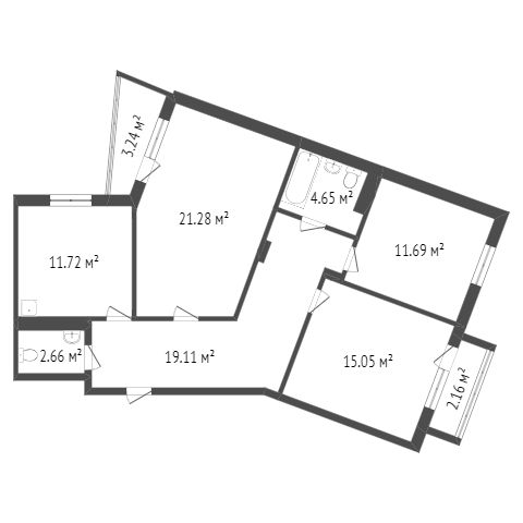Продажа 3-комнатной новостройки, Красноярск, Петра Ломако, ЖК Продажа 3-комнатной новостройки, Красноярск, Петра Ломако, ЖК