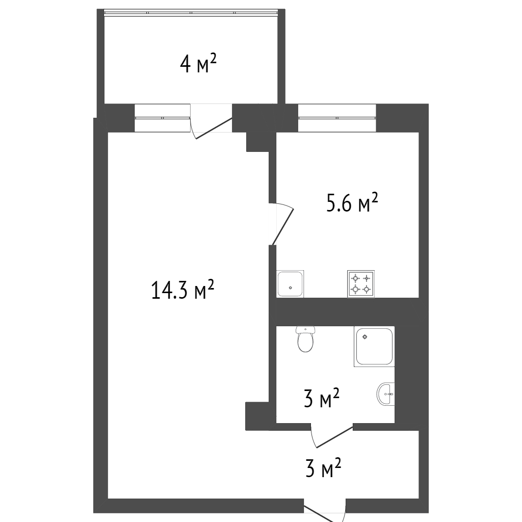 Продажа 1-комнатной квартиры, Красноярск, Лесников, 23 Продажа 1-комнатной квартиры, Красноярск, Лесников, 23