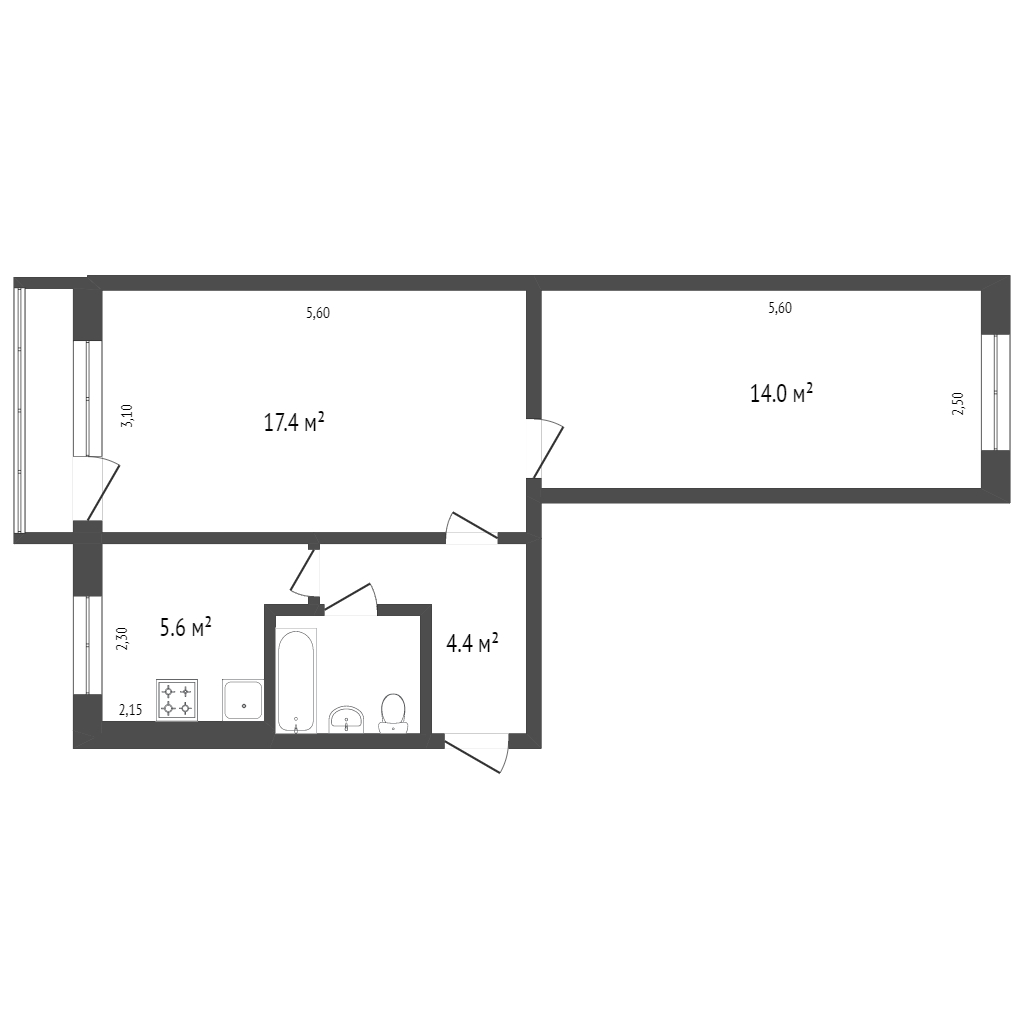Продажа 2-комнатной квартиры, Красноярск, Воронова, 33 Продажа 2-комнатной квартиры, Красноярск, Воронова, 33