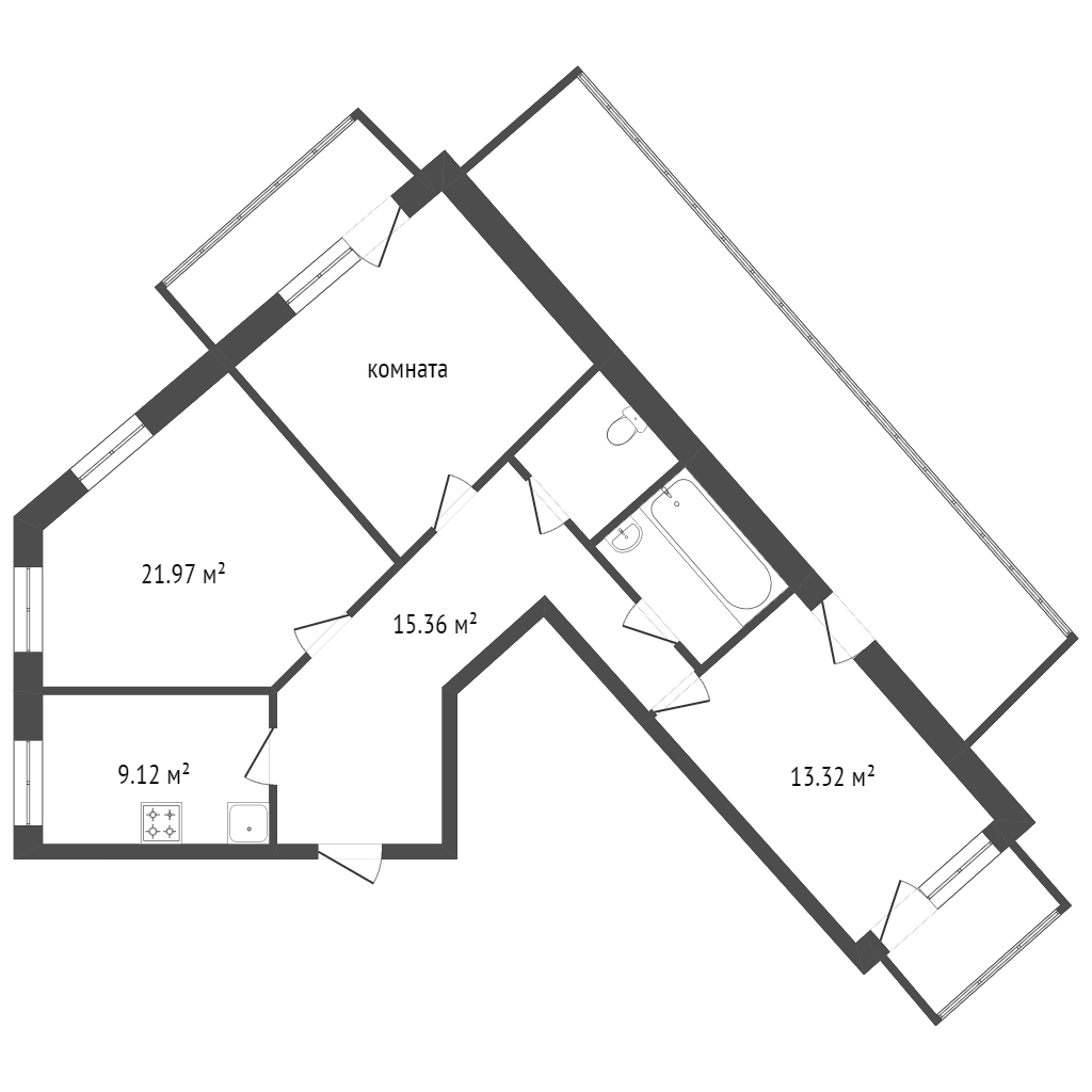 Продажа 3-комнатной квартиры, Красноярск, Петра Ломако, 8 Продажа 3-комнатной квартиры, Красноярск, Петра Ломако, 8