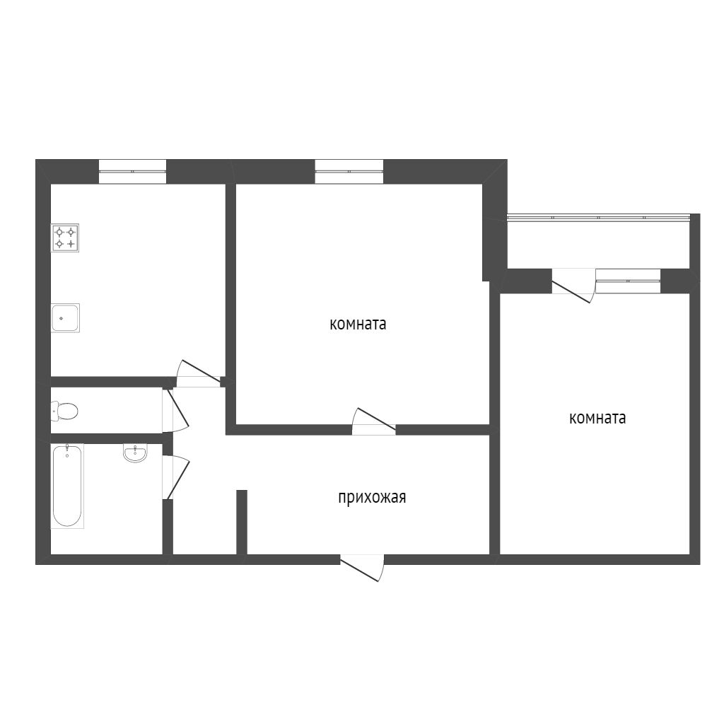Продажа 2-комнатной квартиры, Красноярск, Мате Залки, 34 Продажа 2-комнатной квартиры, Красноярск, Мате Залки, 34