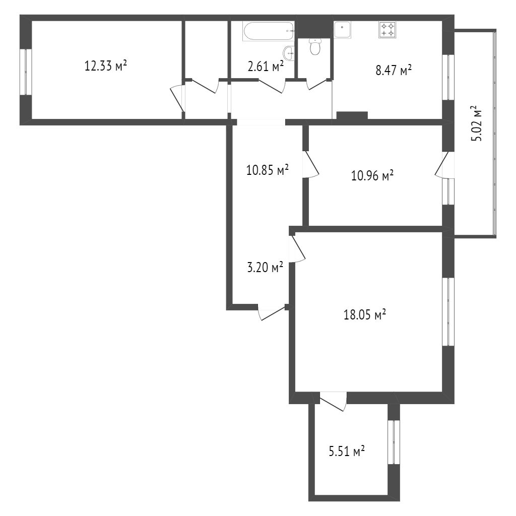 Продажа 4-комнатной квартиры, Красноярск, Дмитрия Мартынова, 29 Продажа 4-комнатной квартиры, Красноярск, Дмитрия Мартынова, 29