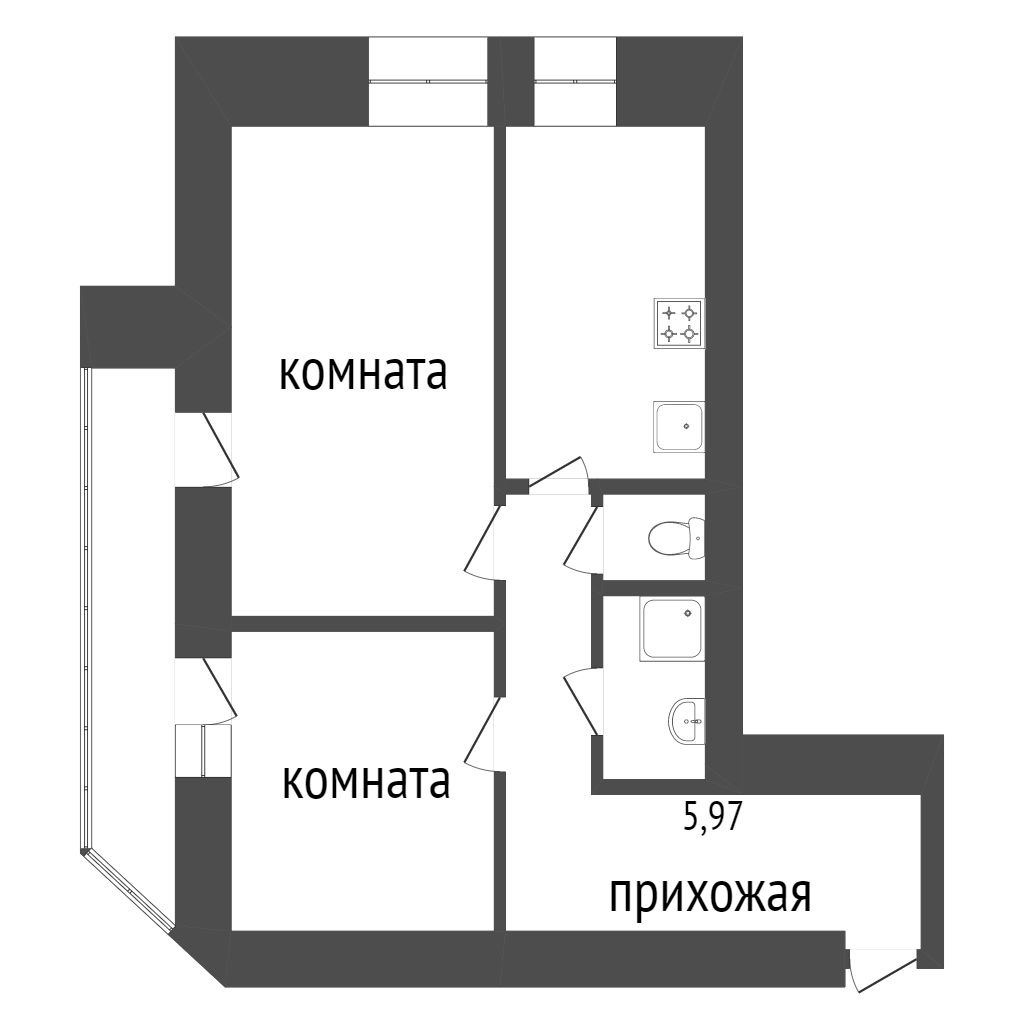 Продажа 2-комнатной квартиры, Красноярск, Борисова, 26а Продажа 2-комнатной квартиры, Красноярск, Борисова, 26а