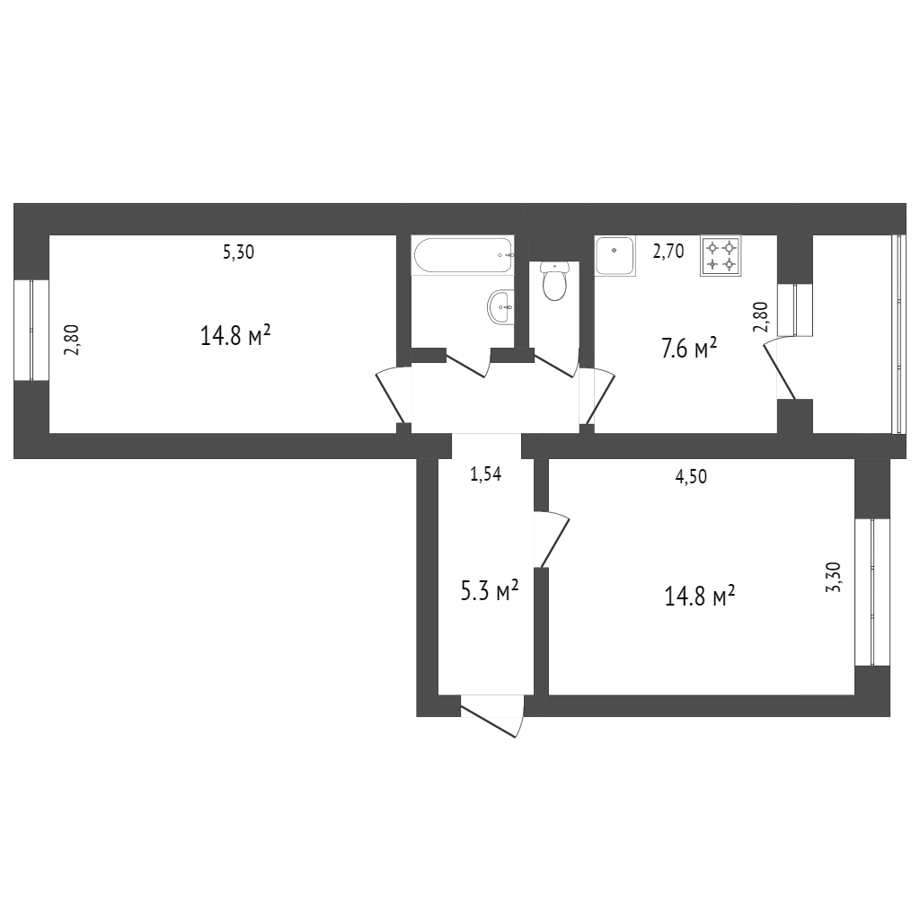 Продажа 2-комнатной квартиры, Красноярск, Партизанская, 72 Продажа 2-комнатной квартиры, Красноярск, Партизанская, 72