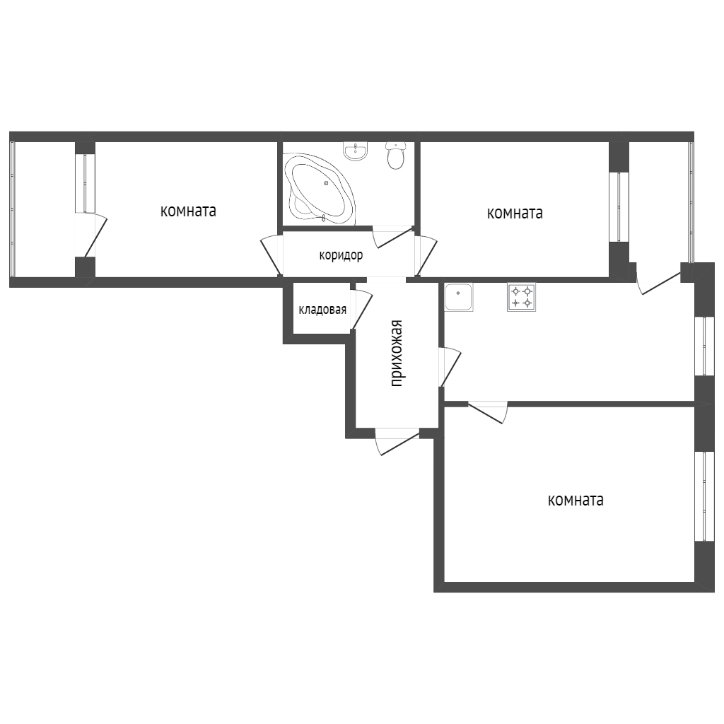 Продажа 3-комнатной квартиры, Красноярск, Светлогорская, 31 Продажа 3-комнатной квартиры, Красноярск, Светлогорская, 31