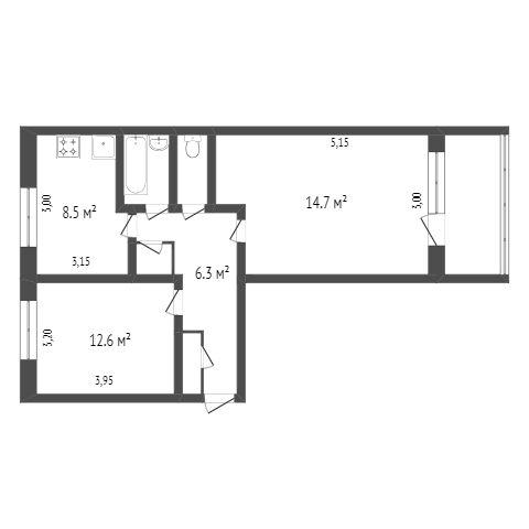 Продажа 2-комнатной квартиры, Солонцы, Новостроек, 8 Продажа 2-комнатной квартиры, Солонцы, Новостроек, 8