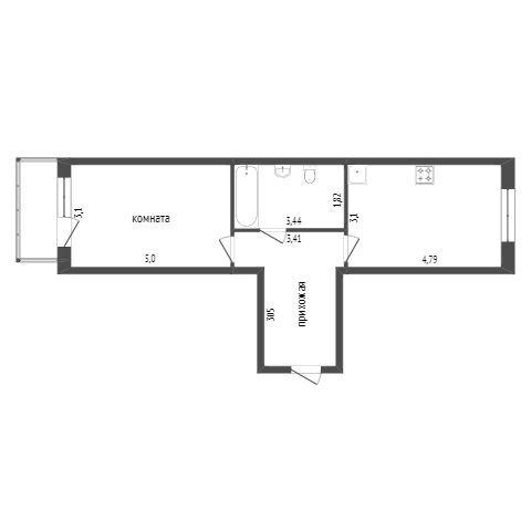Продажа 2-комнатной квартиры, Красноярск, Светлогорская, 11а Продажа 2-комнатной квартиры, Красноярск, Светлогорская, 11а