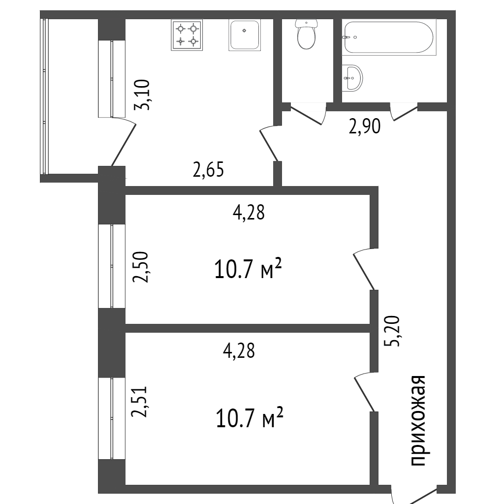 Продажа 2-комнатной квартиры, Красноярск, Академика Курчатова, 13 Продажа 2-комнатной квартиры, Красноярск, Академика Курчатова, 13