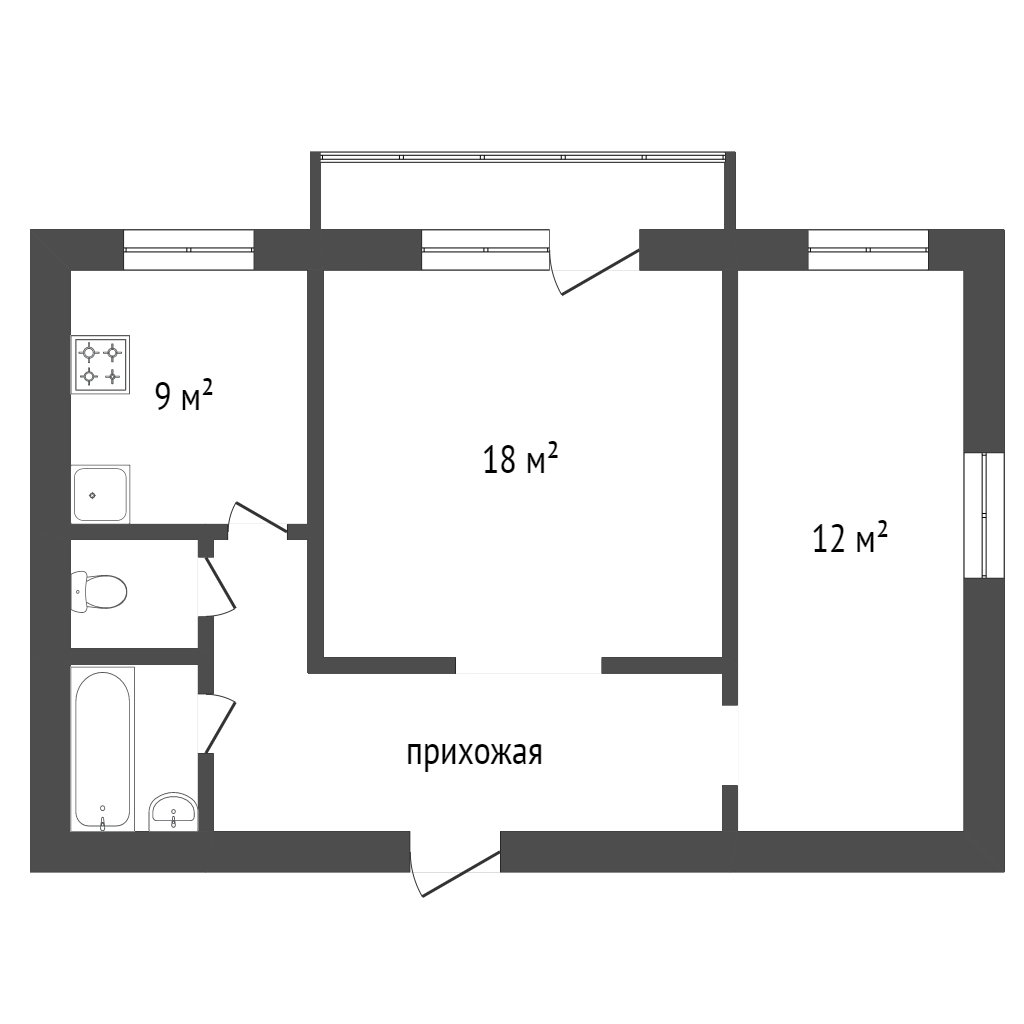 Продажа 2-комнатной квартиры, Красноярск, Пихтовая, 57 Продажа 2-комнатной квартиры, Красноярск, Пихтовая, 57