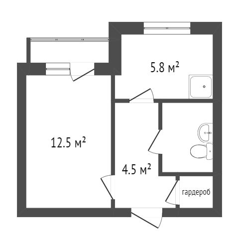Продажа 1-комнатной квартиры, Красноярск, Судостроительная, 97а Продажа 1-комнатной квартиры, Красноярск, Судостроительная, 97а