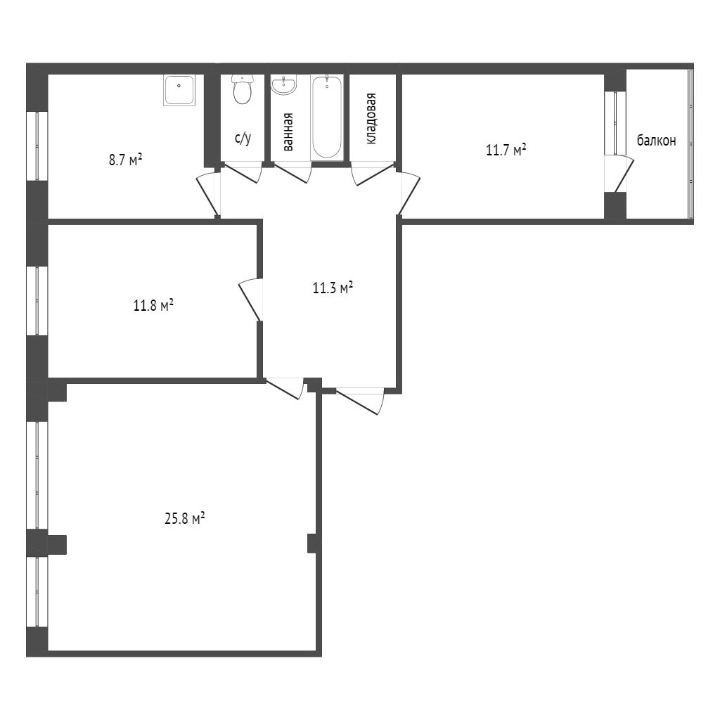 Продажа 3-комнатной квартиры, Красноярск, Металлургов пр-т, 10 Продажа 3-комнатной квартиры, Красноярск, Металлургов пр-т, 10
