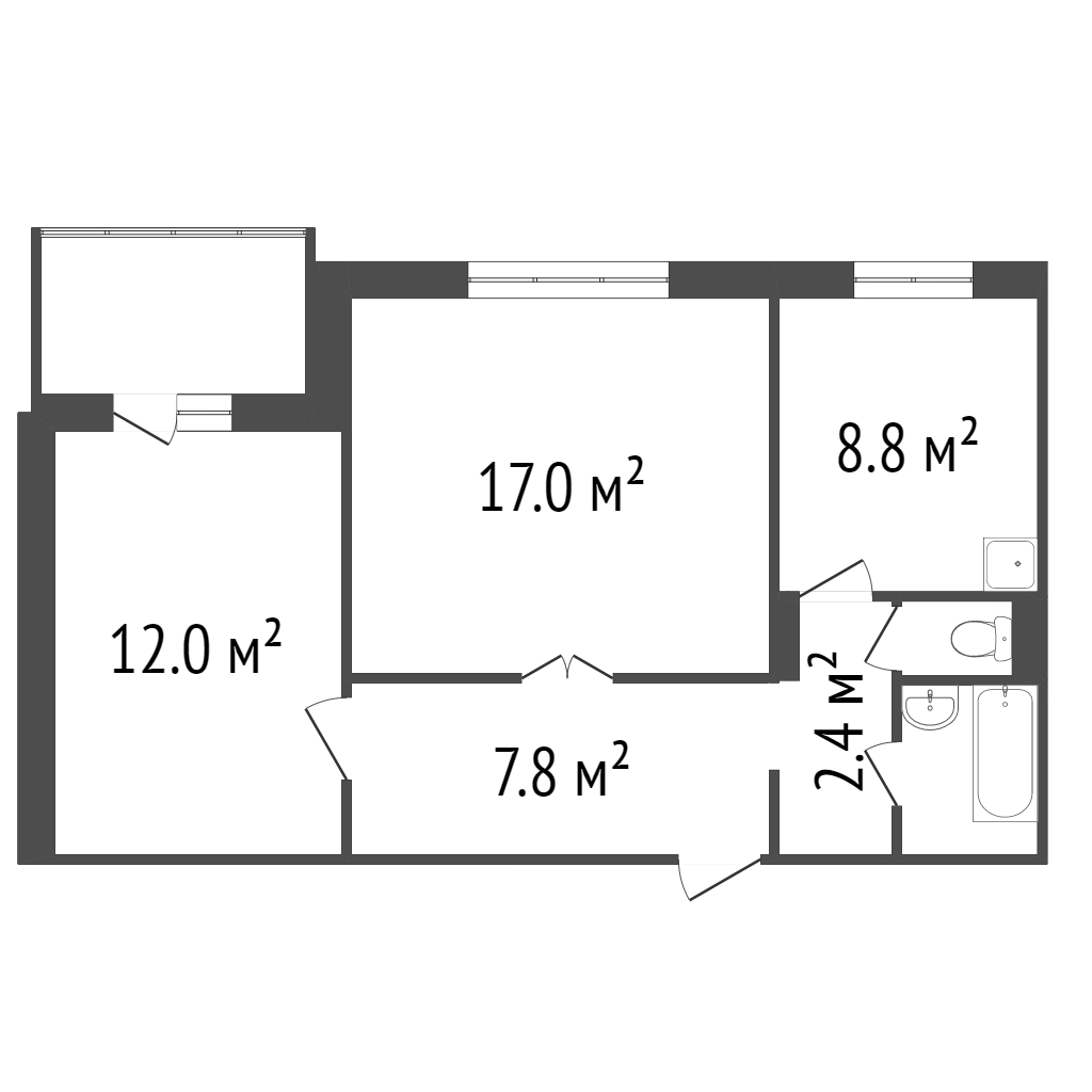 Продажа 2-комнатной квартиры, Красноярск, Ладо Кецховели, 30 Продажа 2-комнатной квартиры, Красноярск, Ладо Кецховели, 30